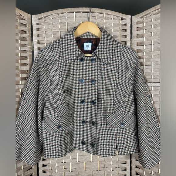 Cabi Heritage Houndstooth Showroom Jacket - Size Large - Picture 5 of 11